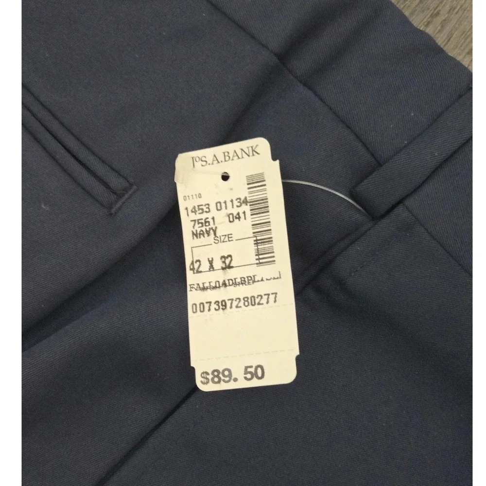 NWT Jos. A. Bank David Leadbetter Collection Blue Golf‎ Pants, Size 42x32